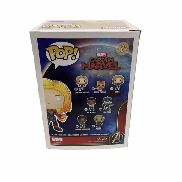 Funko Pop! Vinyl: Marvel - Captain Marvel - Walmart (Exclusive) #432 - Picture 5 of 6